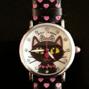Betsey Johnson cat watch